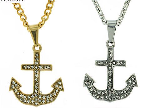 Stainless Steel Gold & Silver Anchor Sets - Matador Diamond