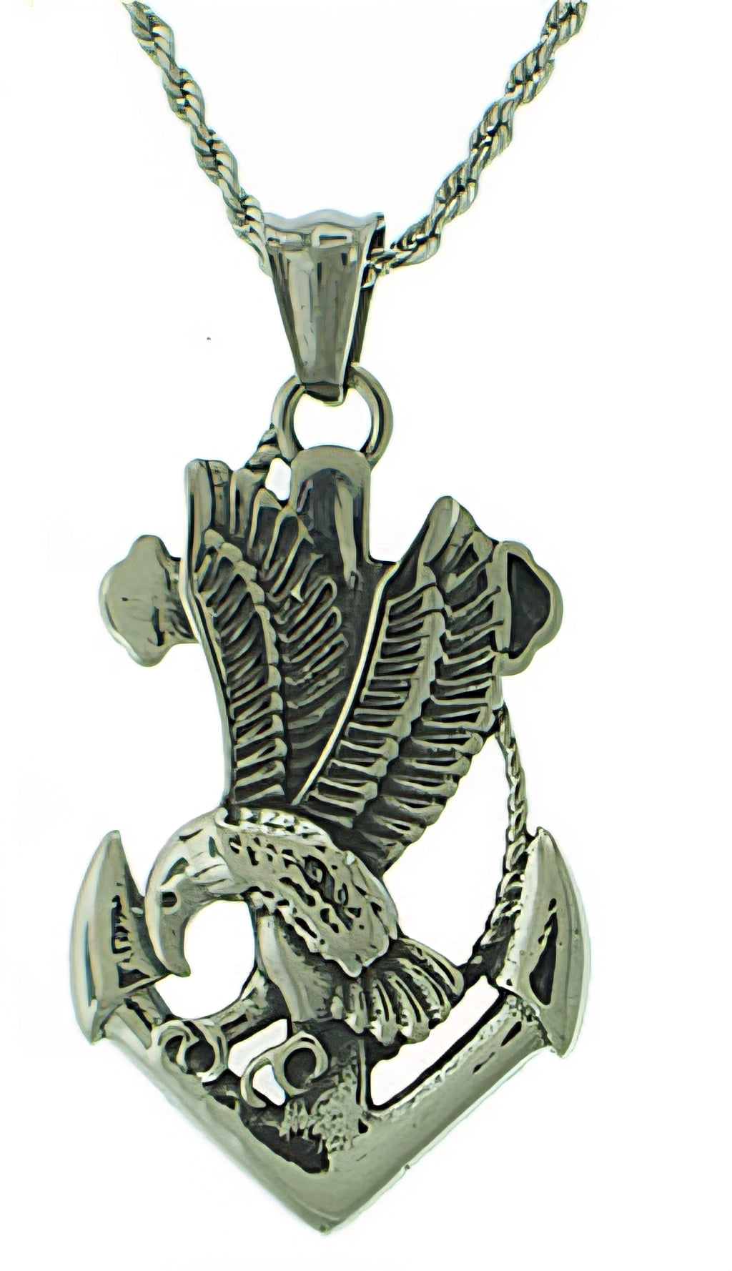 Stainless Steel Eagle & Anchor Set - Matador Diamond