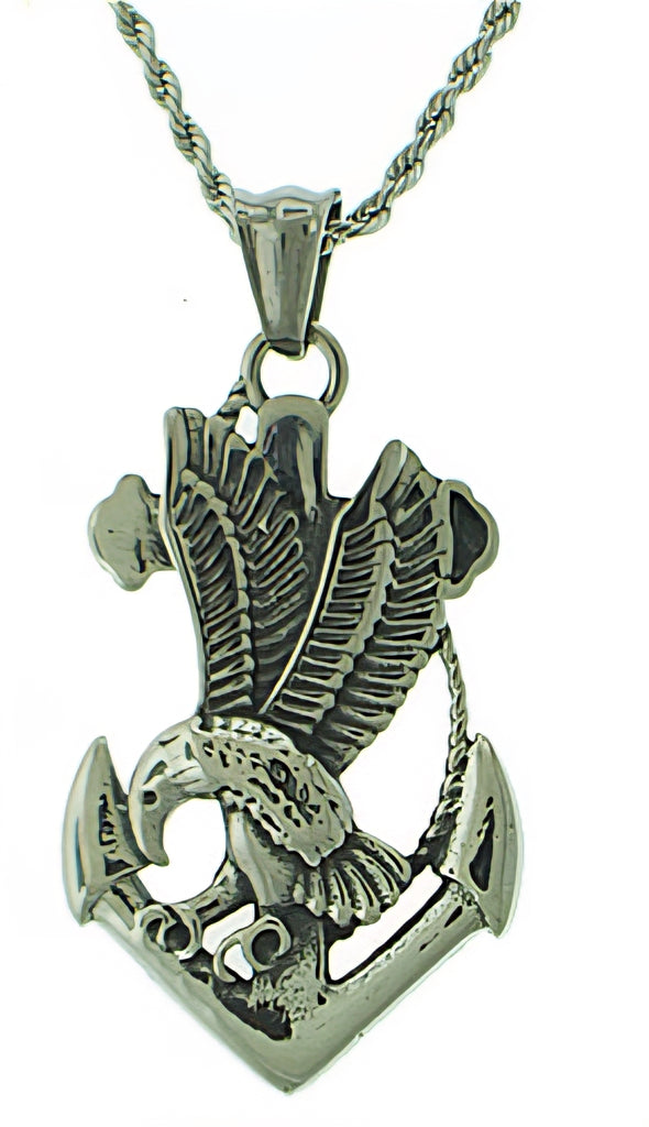 Stainless Steel Eagle & Anchor Set - Matador Diamond