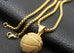 Gold Stainless Steel Basketball Hoop Necklace - Matador Diamond