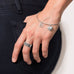 Oxidized Paw Print Band - Matador Diamond