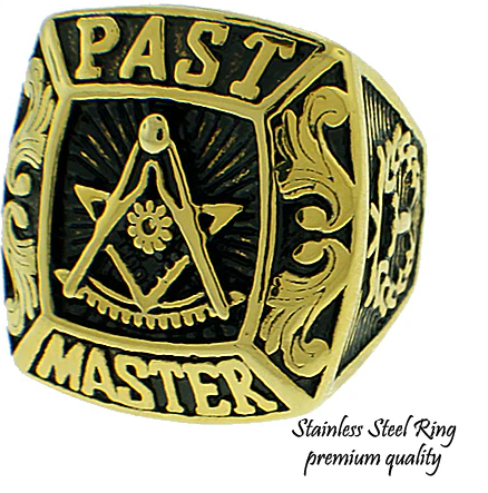 Stainless Steel Past Master Ring - Matador Diamond