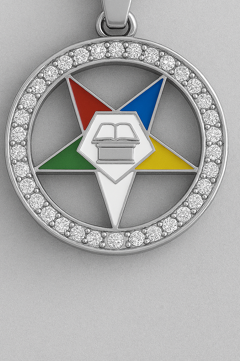 Order Of The Eastern Star Pendant Necklace - Matador Diamond