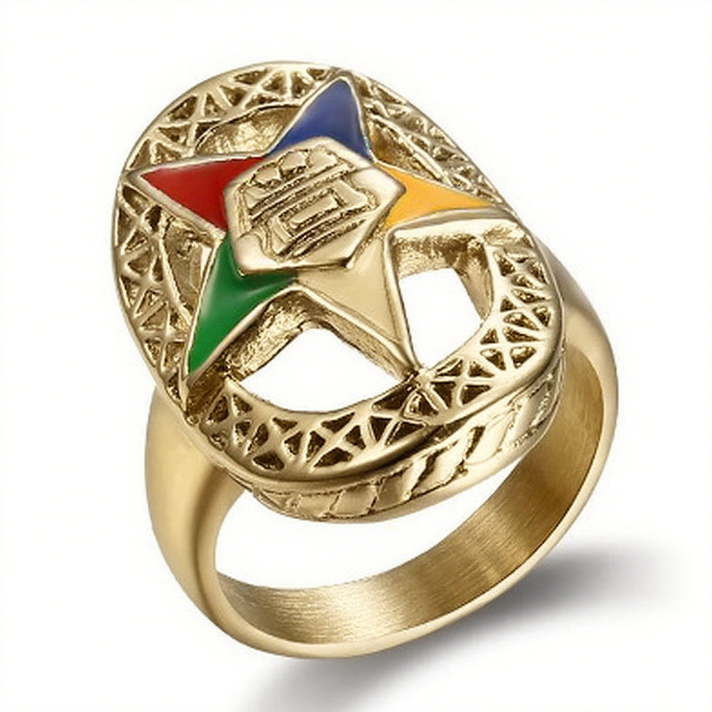 Order of the Easter Star Gold Ring - Matador Diamond