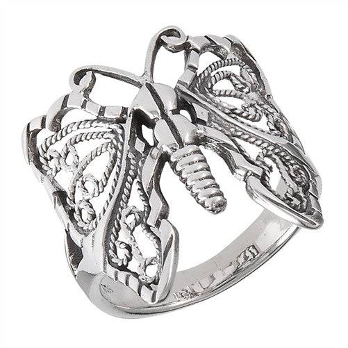 Sterling Silver Butterfly Ring - Matador Diamond