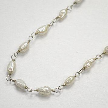 Sterling Silver Fresh Water Pearl Necklace - Matador Diamond