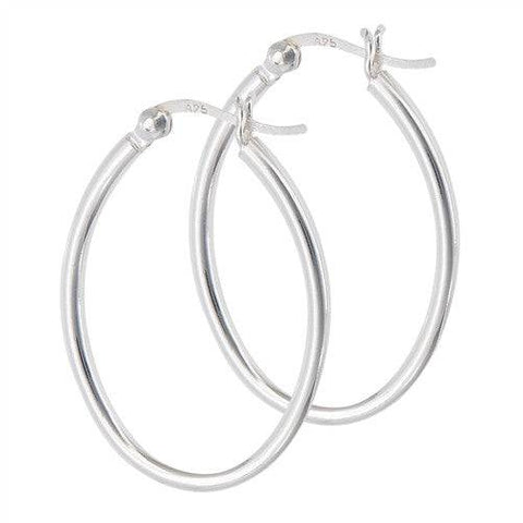 Sterling Silver Hoop Earrings - Matador Diamond