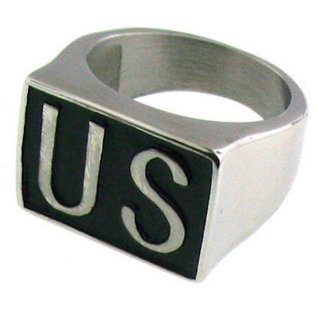 Stainless Steel US Ring - Matador Diamond