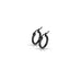Stainless Steel Black IP Hoop Earrings - Matador Diamond
